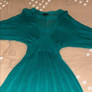 BEBE teal dress